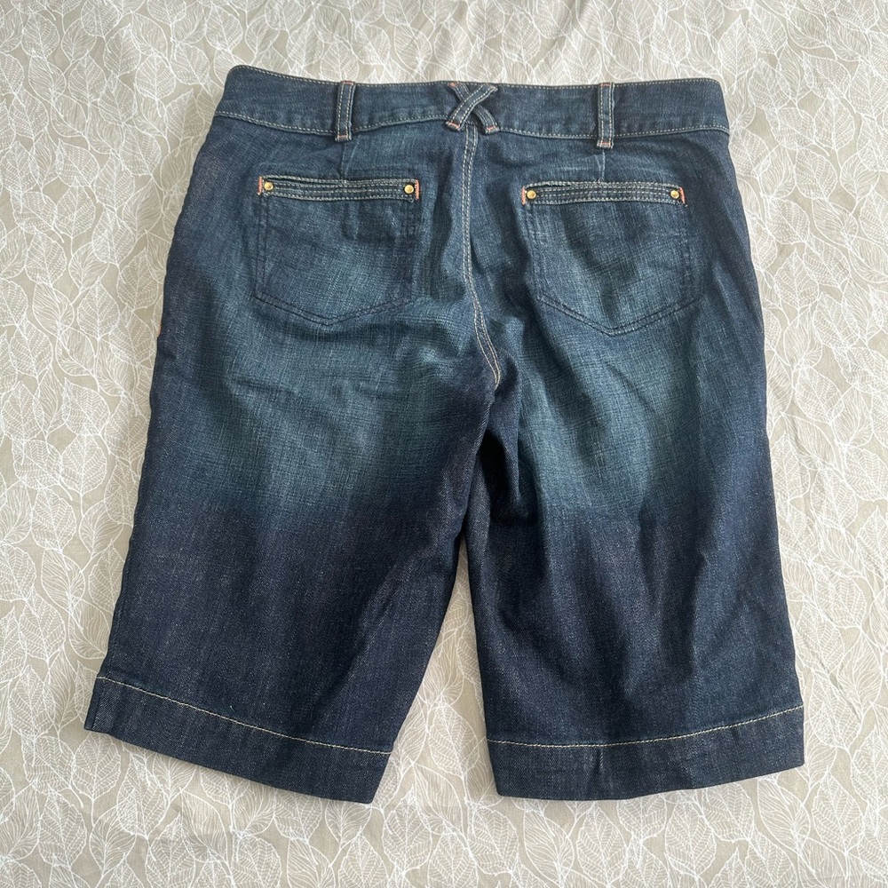Tommy Hilfiger Bermuda Denim Shorts Size 8 - Picture 14 of 16
